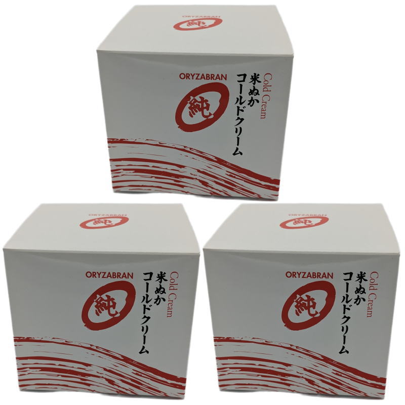 リアル オリザジュン 米ぬか コールドクリーム 300g×3点セット
