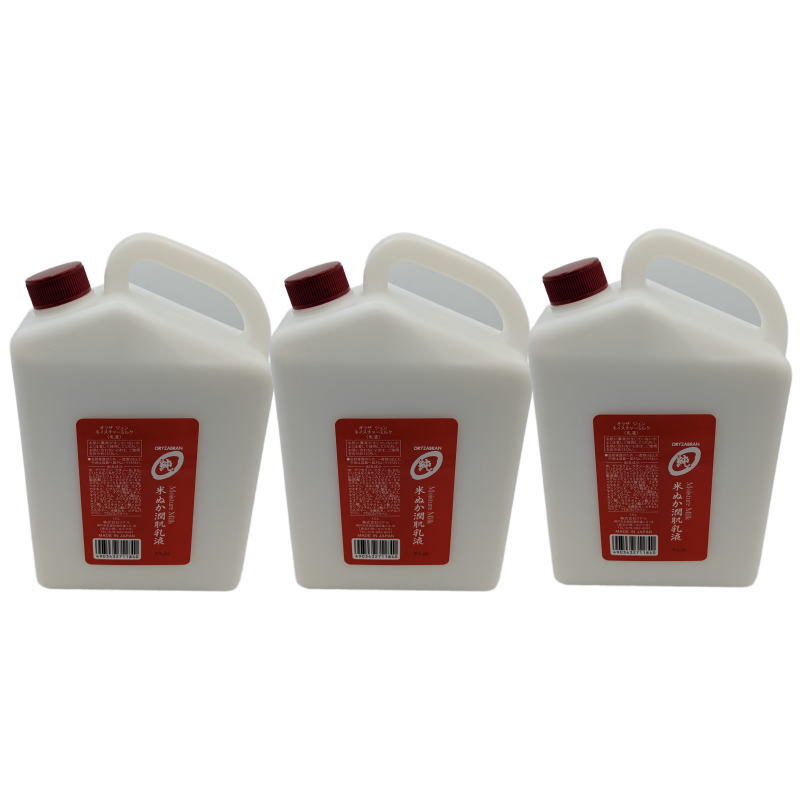 リアル オリザジュン 米ぬか潤肌乳液 モイスチャーミルク 1000ml&times;3点セット｜PECHKA
