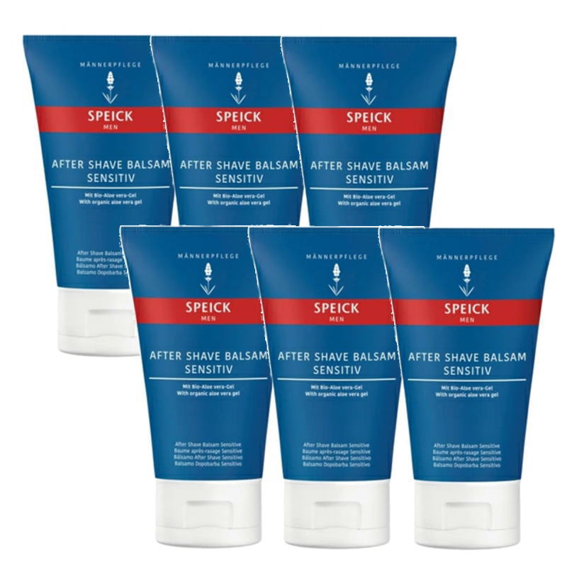 SPEICK スパイク メンズ・アフターシェイブバーム (髭剃り後保湿皮膚軟化剤) 100ml×6点書き割り