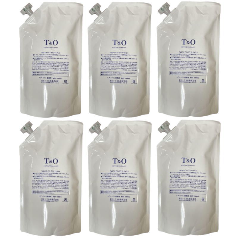 東粧ケミカル T\u0026O スタイリングトリートメント 並大抵 1000ml【×6点書き割り】