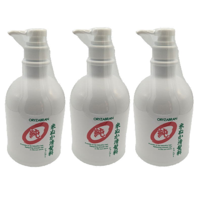 リアル オリザジュン 純 米ぬか清髪料　シャンプー 1000ml ×3点セット