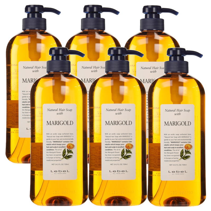 ルベル　ナチュラル ヘア ソープ ウィズ MG　720ml【6個セット】