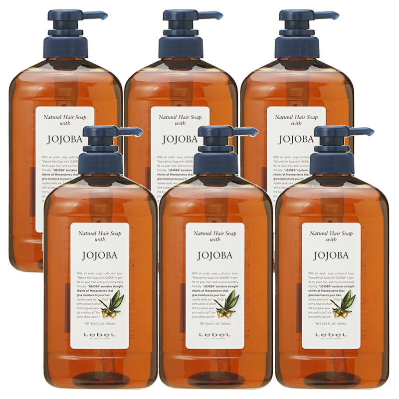 ルベル ナチュラル ヘア ソープ ウィズ JO 1000ml【6個セット】