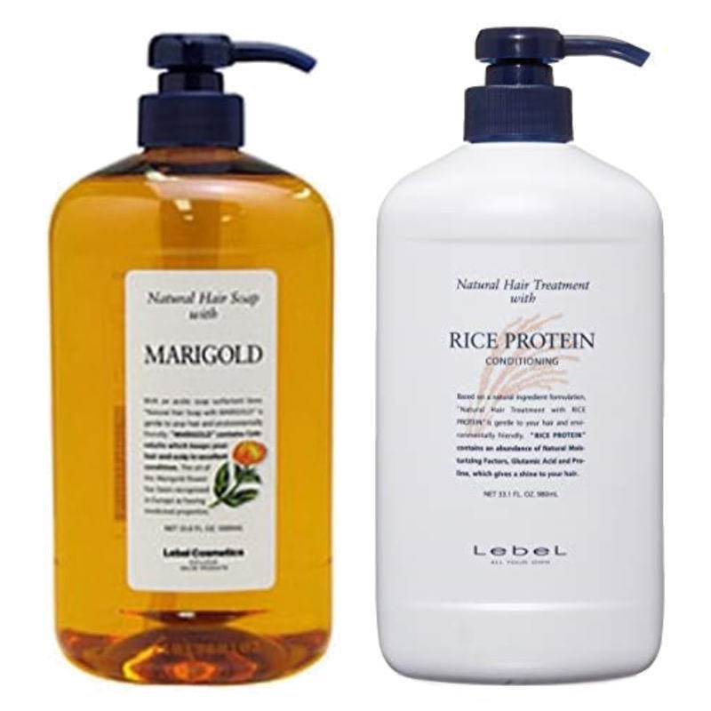 ルベル　ナチュラル ヘア ソープ ウィズ MG(1000ml) トリートメント ウィズ RP　(980ml) セット