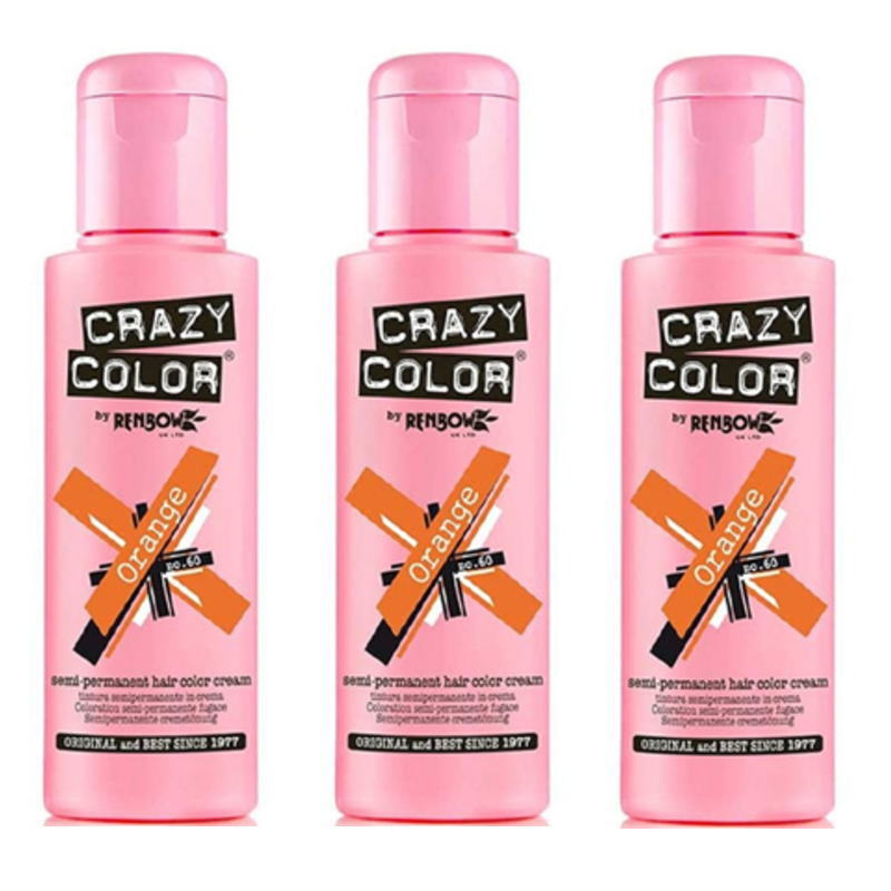 アレス クレイジーカラー オレンジ 100ml（3点セット）