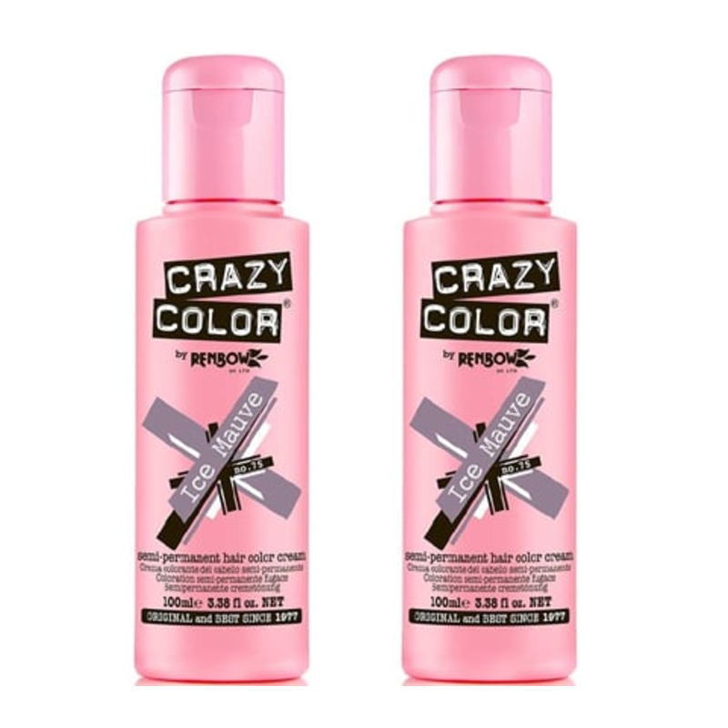 アレス クレイジーカラー アイスモーブ 100ml（2点セット）