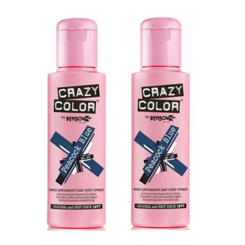 アレス クレイジーカラー ピーコックブルー 100ml（2点セット）