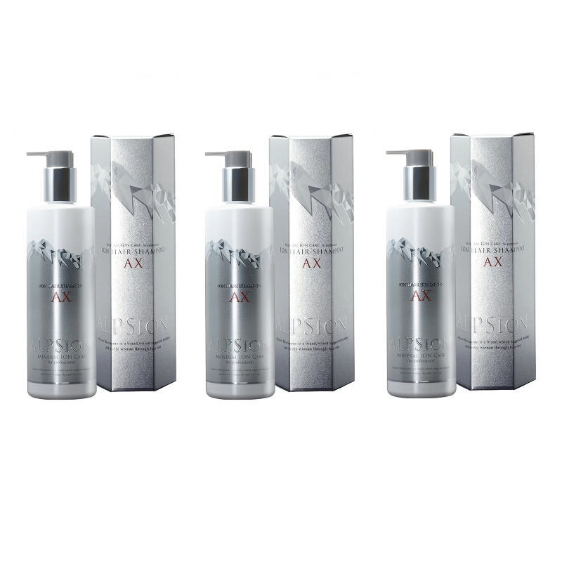 ALPSion(アルピジョン) イオンヘア＆フェイスクレンジング AX NEO 490ml(×3点セット)