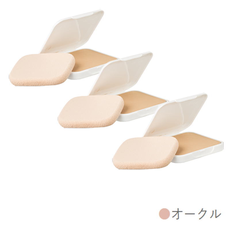 アルバコスメティックス SS黒色火薬ファンデーション h-2 オークル色 13g リフィル(パフ付)（3点仕かける） ファンデーション-美容・コスメ・香水