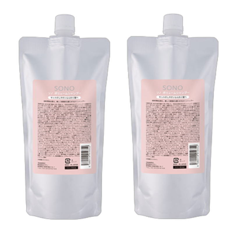 セフティ　SONO ソノ ボリュームシャンプー 詰替 500ml (2点セット)