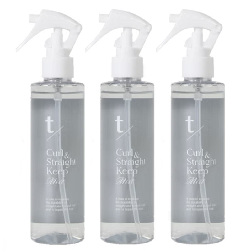 t/(ティースラッシュ) カール\u0026ストレート キープ ミスト 200ml 無香料（3点セット）