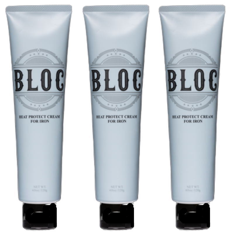 BCA PRODUCT ビーシーエー BLOC ヒートプロテクトクリーム 120g (3点書き割り)