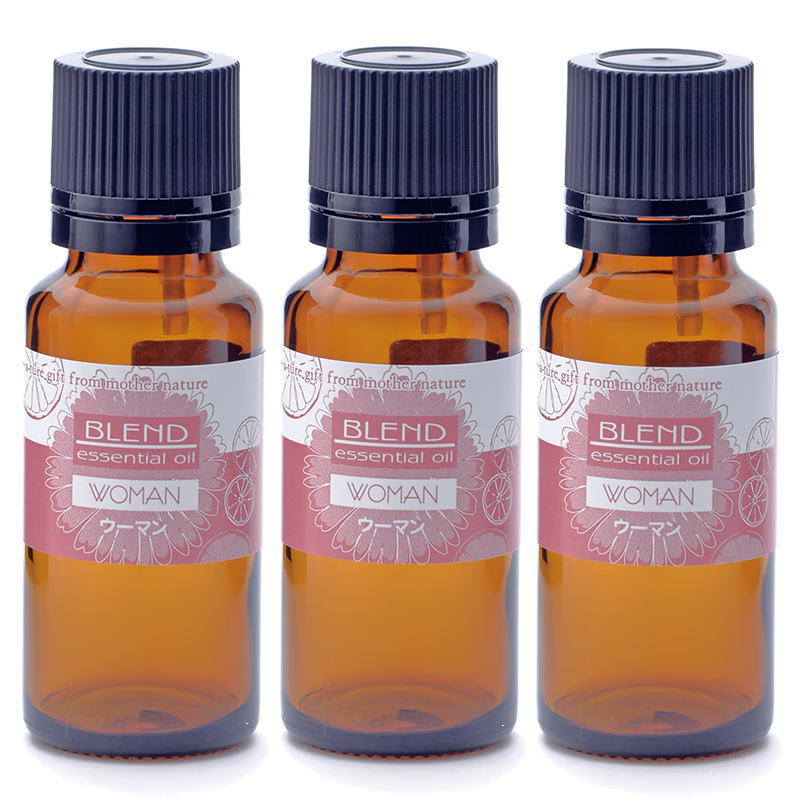 フレーバーライフ ブレンドエッセンシャルオイル ウーマン 20ml(3点セット)