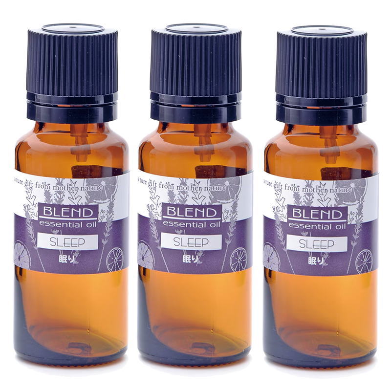 フレーバーライフ ブレンドエッセンシャルオイル 眠り 20ml（3点セット）