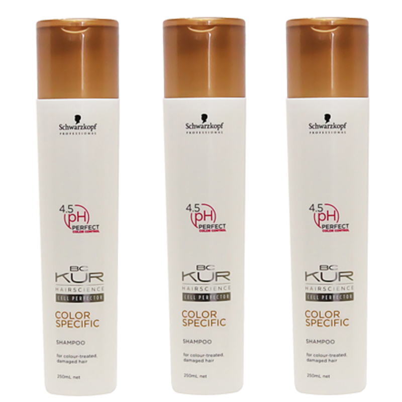 シュワルツコフ　BCクア　カラースペシフィーク　シャンプー　250ml×3点セット