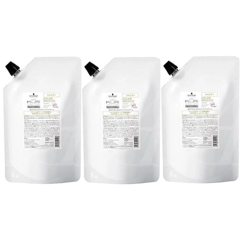シュワルツコフ　BCクア　カラースペシフィーク　シャンプー　600ml リフィル×3点セット