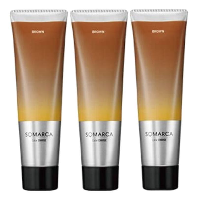 hoyu　ホーユープロフェッショナル　SOMARCA(ソマルカ) カラーチャージ ブラウン 130g×3点セット