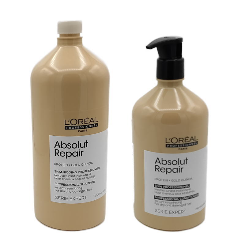 ロレアル プロフェッショナル セリエ エクスパート 　 アブソルートR. ゴールド　シャンプー　1500ml コンディショナー　750mlセット 7,635円