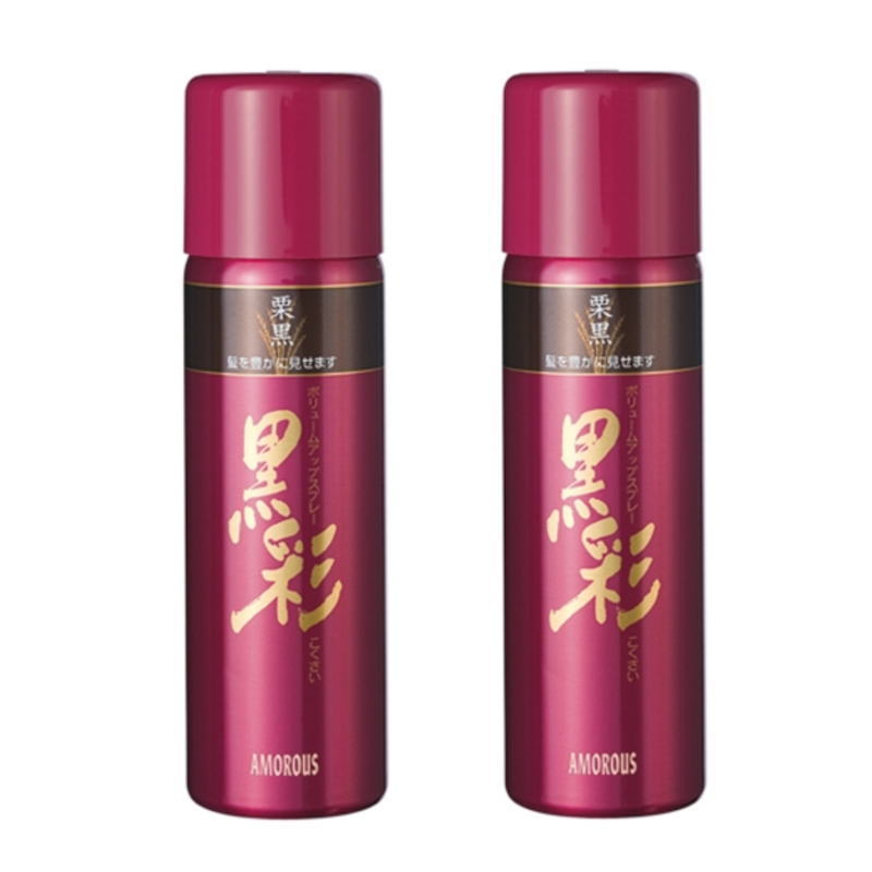 楽天市場】【×12個】アモロス 黒彩 ボリュームアップスプレー 栗 142mL