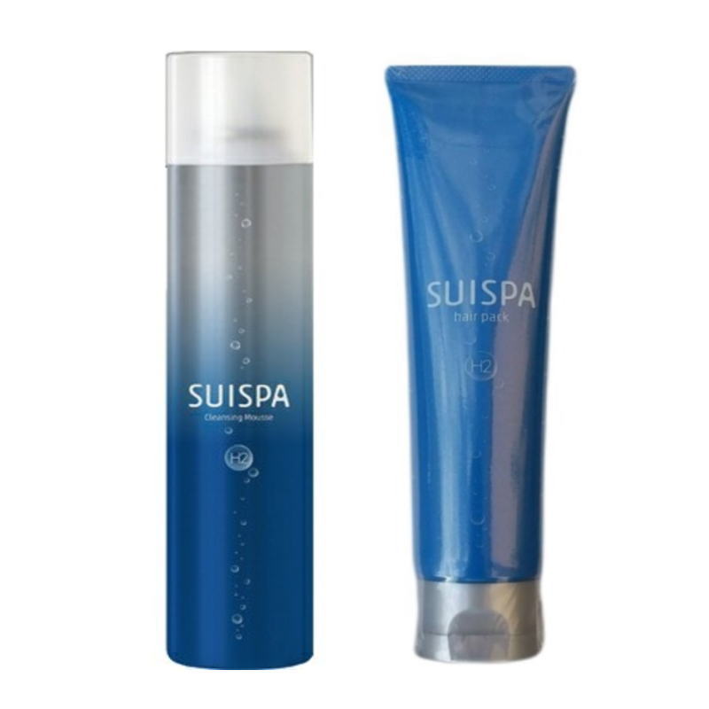 スイスパ SUISPA クレンジングムース 150g 水素トリートメントパック beauty-note5_suispa01