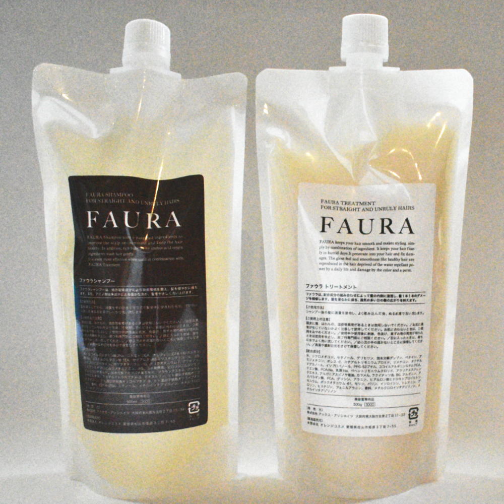 楽天市場】FAURA ファウラ シャンプー [500ml] トリートメント[500g]セット : PECHKA