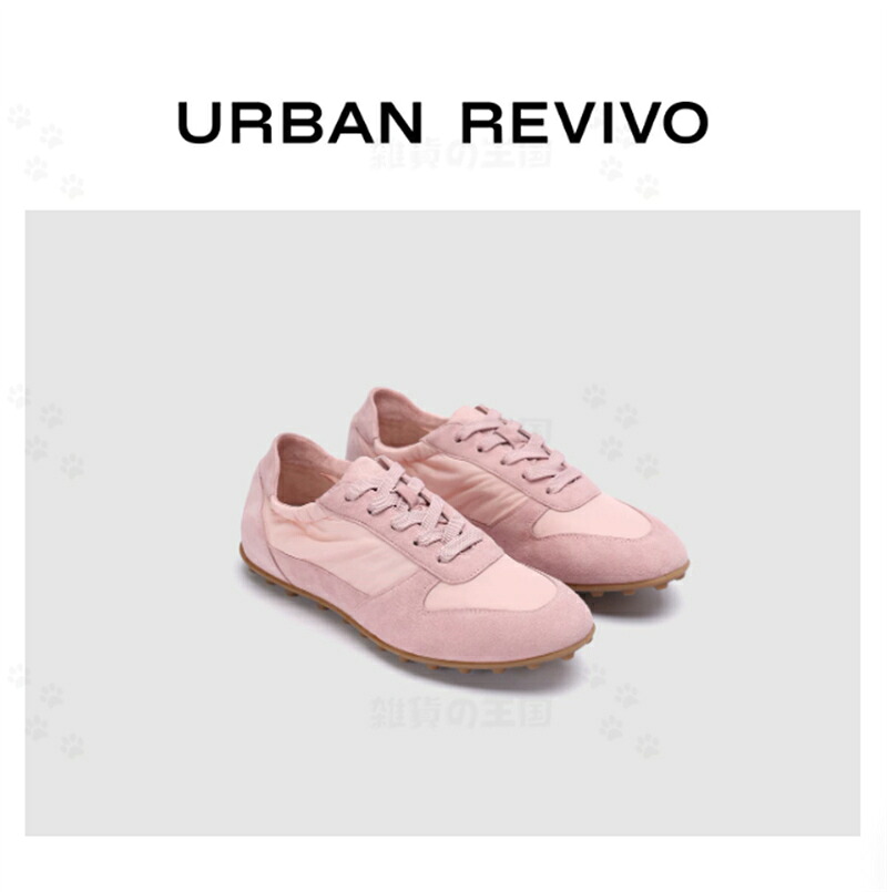 URBAN REVIVO 2026 春新作 レディース うつり変わりデザインカジュアルスニーカー デイリー・通い・春コーデ UAYS50069