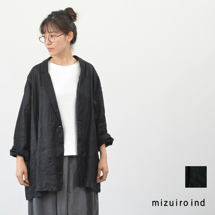mizuiro ind ミズイロインド linen shirt JK 2-230147 送料無料｜ＰＥＤＡＬ