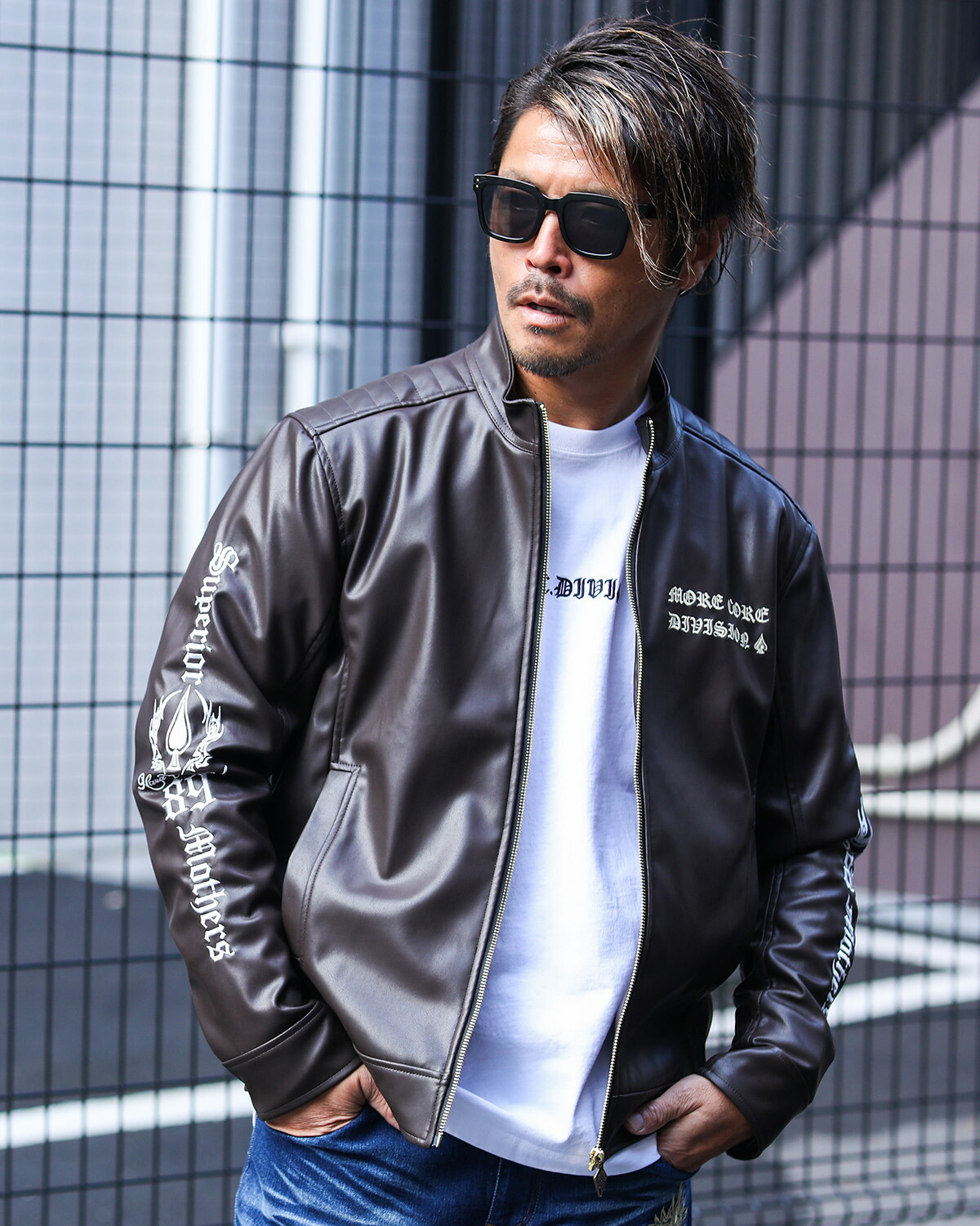 楽天市場】MCD （エムシーディ） PU ライダース キルト 中綿