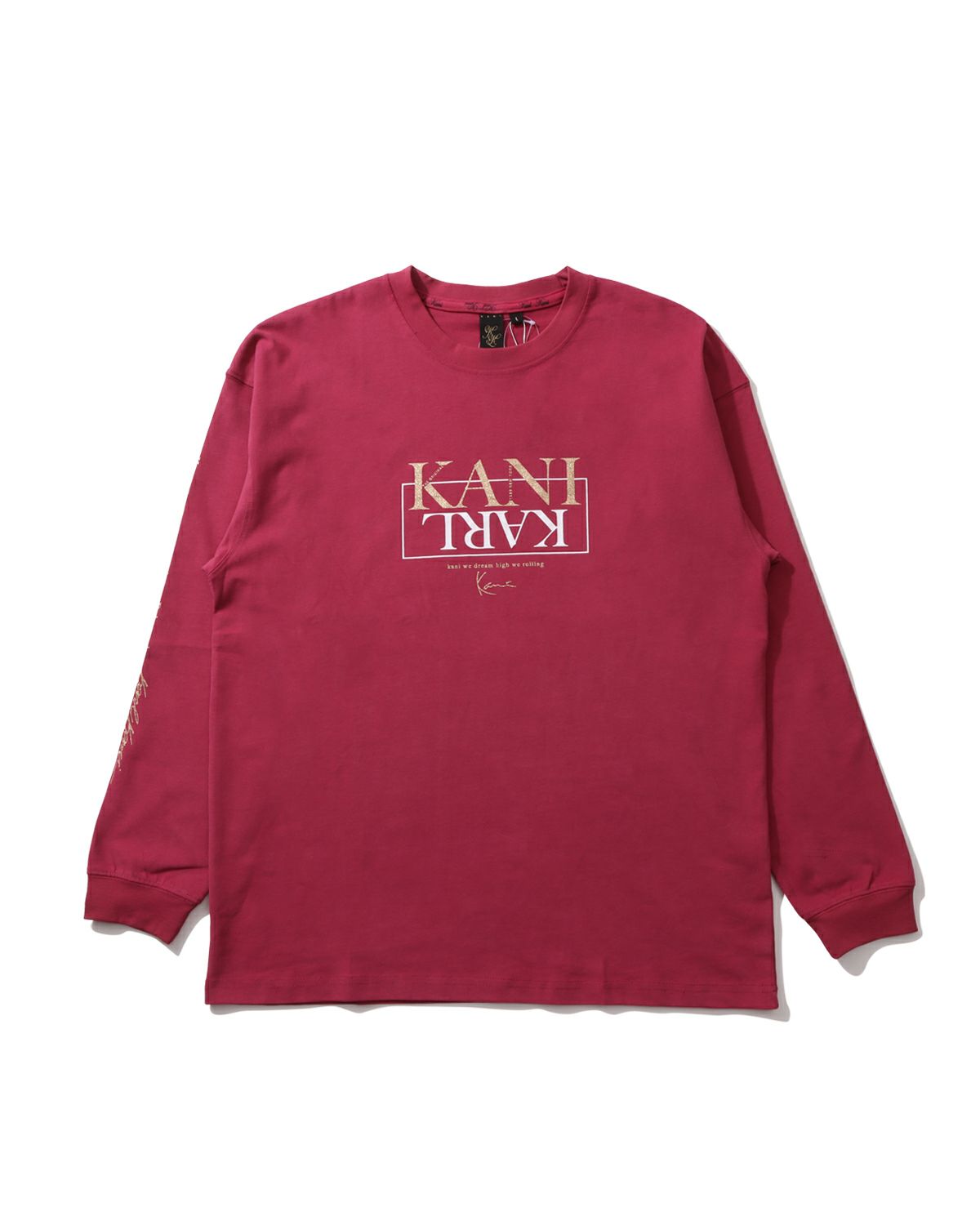 00s KARL KANI メタルプレート ロンT バイカラー 00s KARL KANI メタルプレート ロンT バイカラー - メルカリ