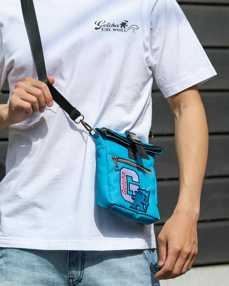 定率割引 西日本 （ガッチャ） 楽天市場】GOTCHA 撥水 ショルダーポーチ デニム バッグ