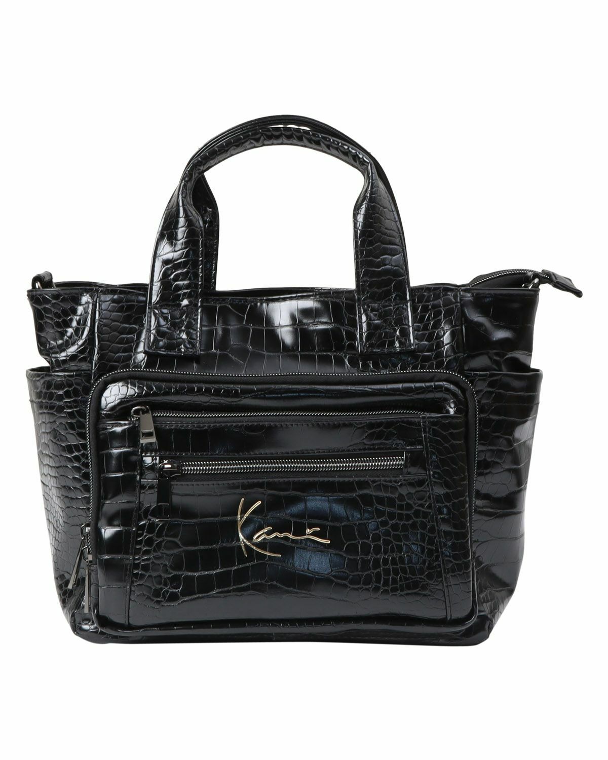 新品未使用　Karl Kani クロコダイル 切替 スタッズ使い ラウンドポーチ 2397827562.jpg?1728560580
