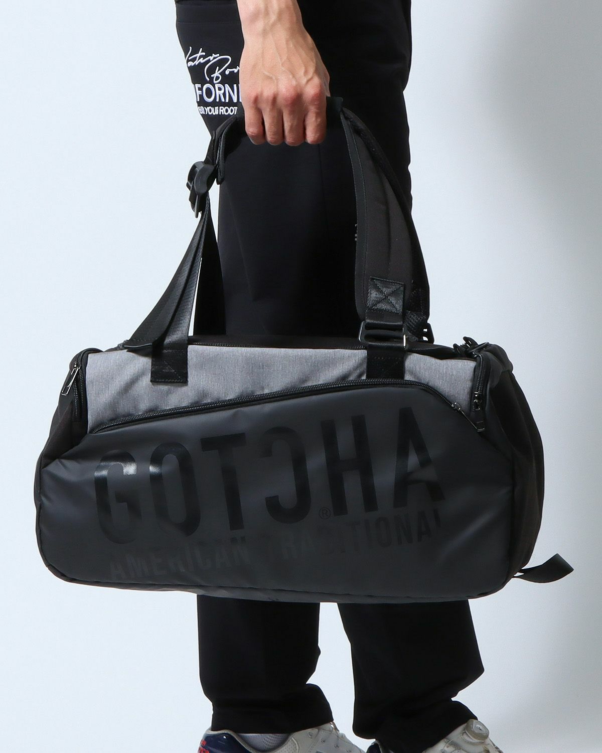 Gotcha ゴルフ ボストンバッグ シューズスペース ビッグサイズ 新品タグ付 Gotcha ゴルフ ボストンバッグ シューズスペース ビッグサイズ