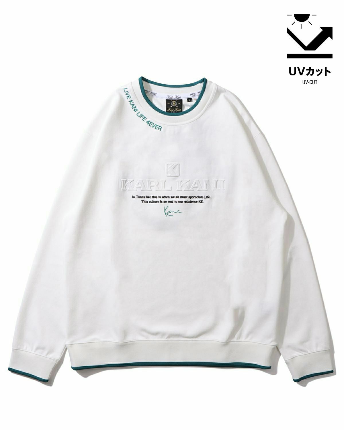 Karl Kani GOLF UVカット 鹿の子 ダンボールニット トレーナー