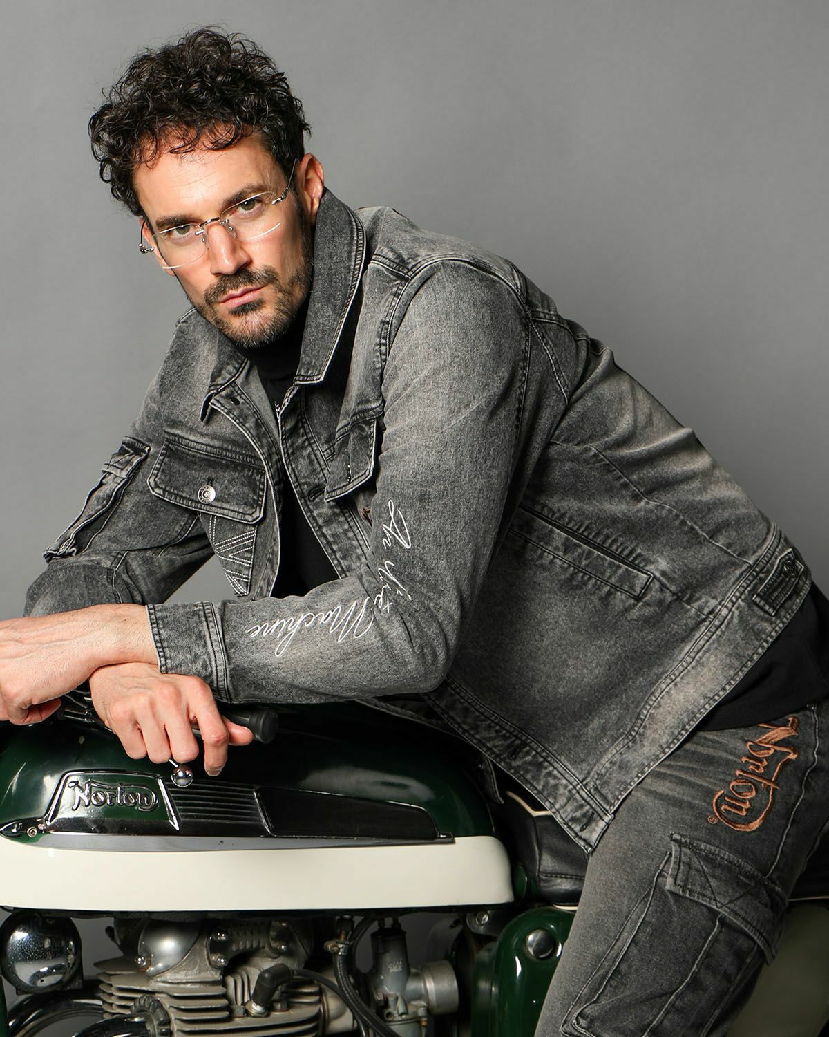 ノートンストレッチデニムジャケット 253N1601 インディゴ XXL バイク ノートン（NORTON） 服 アパレル 253N1601 ストレッチ デニム