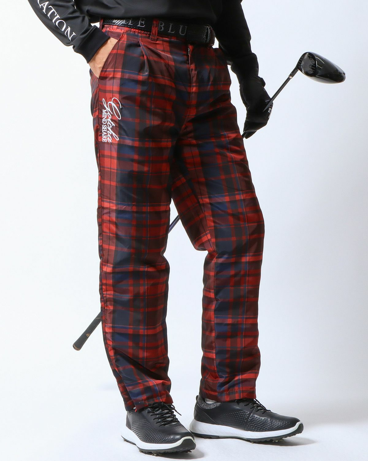 GOTCHA GOLF 薄中綿 撥水チェック パンツ｜ピート店