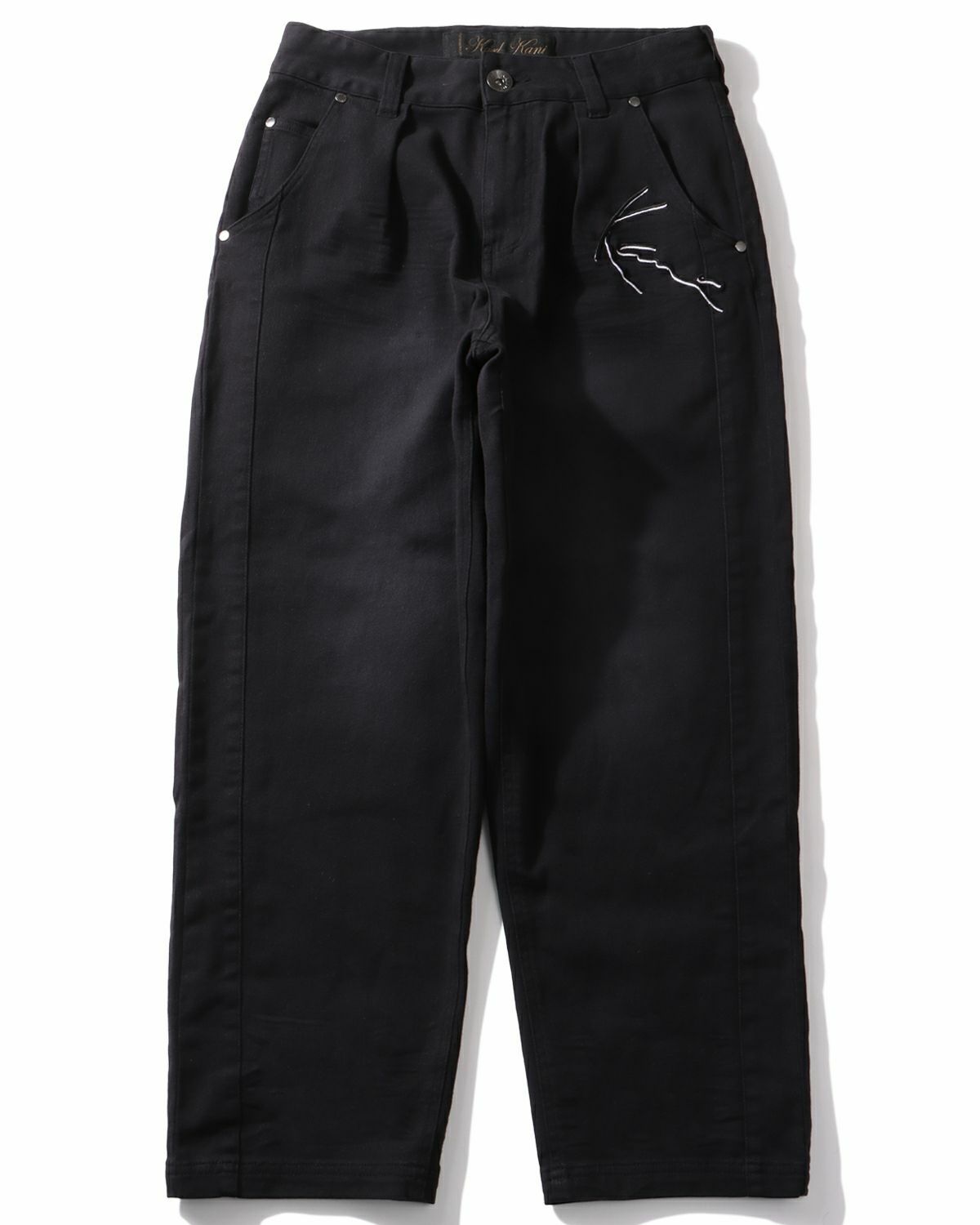 Karl Kani ストレッチ ベーシック ライン切替 パンツ