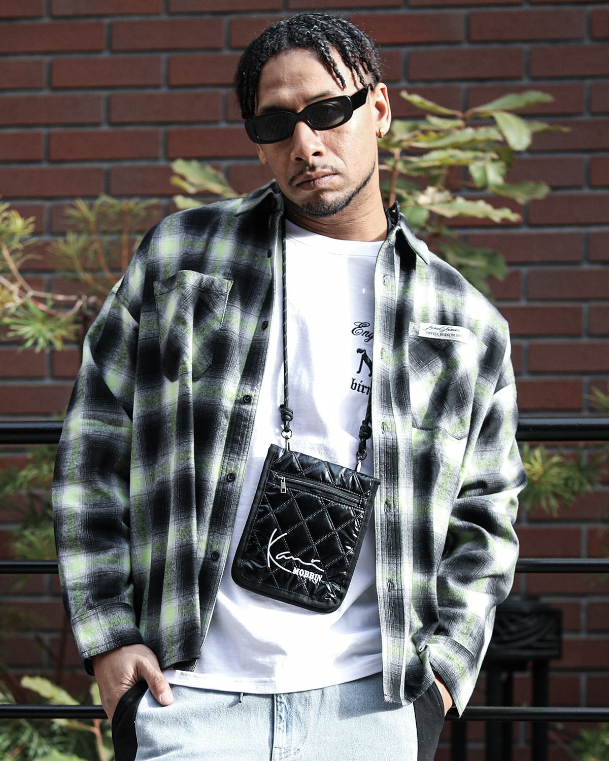 Karl Kani キルト パファー サコッシュ|ピート店