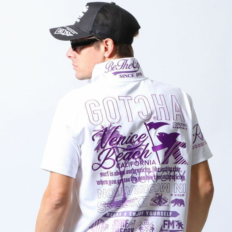 GOTCHA GOLF デオドラント カルゼ シャイニー フィッシュマン ポロ