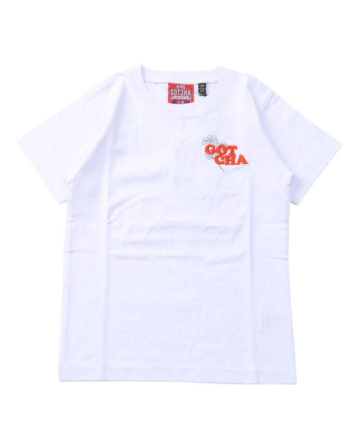 GOTCHA KIDS ぐるぐるフラワー Tシャツ