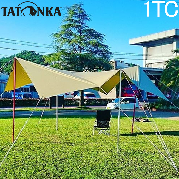 【楽天市場】タトンカ Tatonka タープ Tarp 1 TC （425×445cm） ポリコットン製 防水 遮光 2460 コクーン