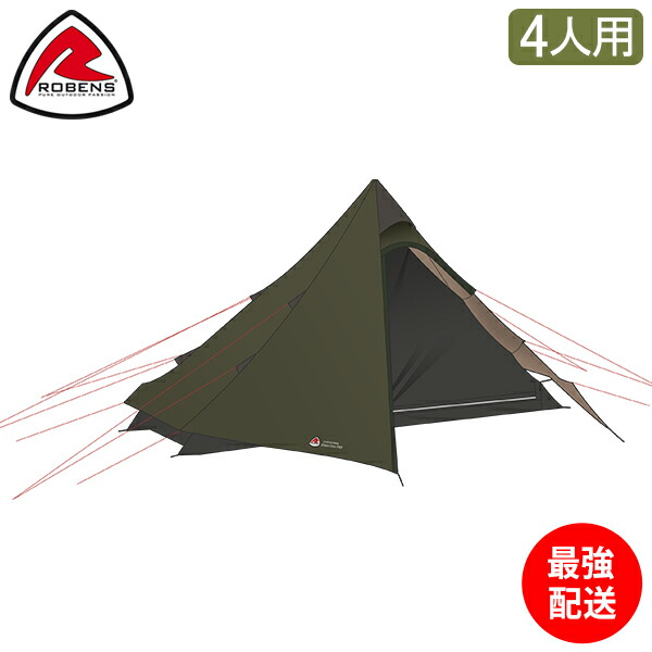 楽天市場】＼店内、SSセール開催中／ ローベンス Robens テント 4人用