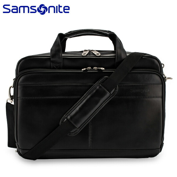 【☆Samsonite】ブリーフケース エピッド 4 ブリーフケース エキスパンダブル ブラック/オレンジ