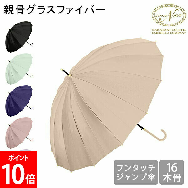 ゲラゲラ　6本　訳あり品 即納　雨傘  16本骨 長傘 大きめ 軽量 76mar24cbys03.jpg