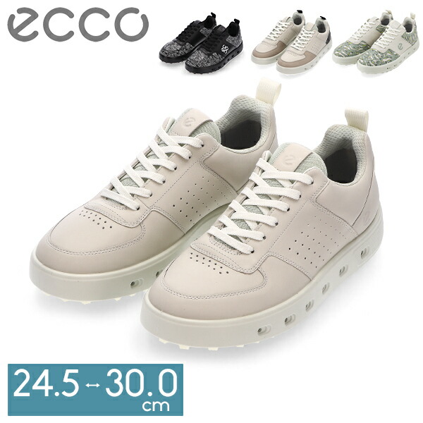 ＼店内、モール内最安挑戦中／ エコー ECCO ゴルフ ストリート 720 ECCO M GOLF STREET 720 メンズ ゴルフシューズ レザー GORE-TEX ゴアテックス スニーカー サラウンド スパイクレス カジュアル バレンタイン