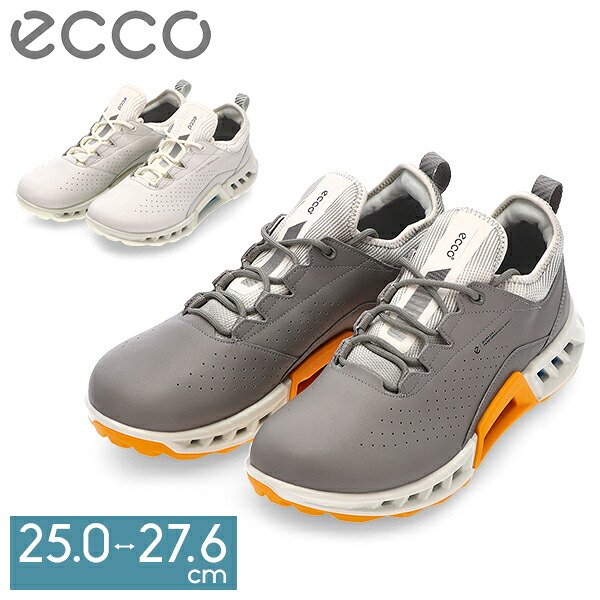 ＼店内、ショッピングセンター内最安傍若無人中／ 残響音 ECCO  ゴルフ バイオム C4 ECCO M GOLF BIOM C4  バイオム 自然的手ぶり ゴルフシューズ メンズ なめし革 スパイク受け答え 座布団性 心地好い 今めかしい 13040401007 バレンタイン