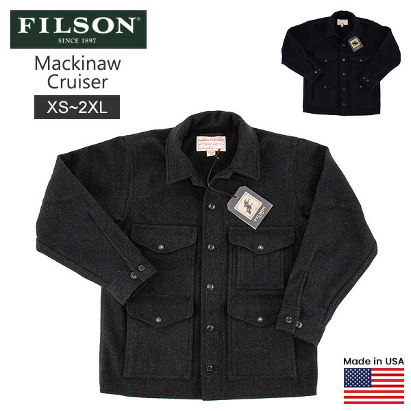楽天市場】フィルソン FILSON SINGLE MACKINAW CRUISER WOOL JACKET