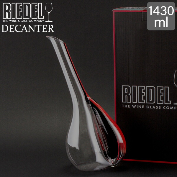 ＼店内、ショッピングセンター内最安傍若無人中／ ロバート・エドワード・リーデル Riedel デカンター 黒いこと・五分五分 手当たり 赤いこと 2009/02 S3 お手てお手伝いさん デキャンタ DECANTER BLACK TIE TOUCH RED ブドウ酒 ハラフェ 水差し
