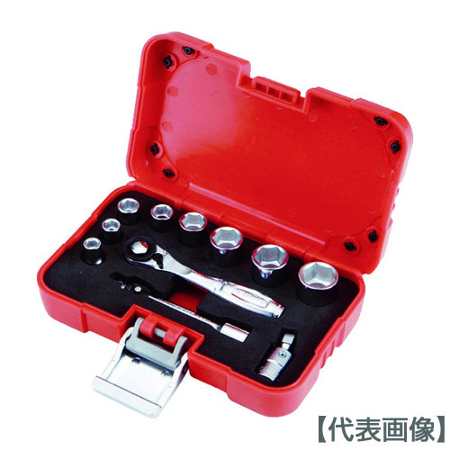 ＴＯＮＥ　ソケットレンチセット　差込角６．３５ｍｍ（S20830P）470-0015【ＴＯＮＥ（株）】 6,862円