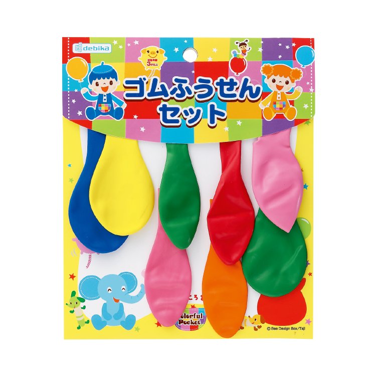 楽天市場】ゴムふうせんセット（110410） 1個 【デビカ
