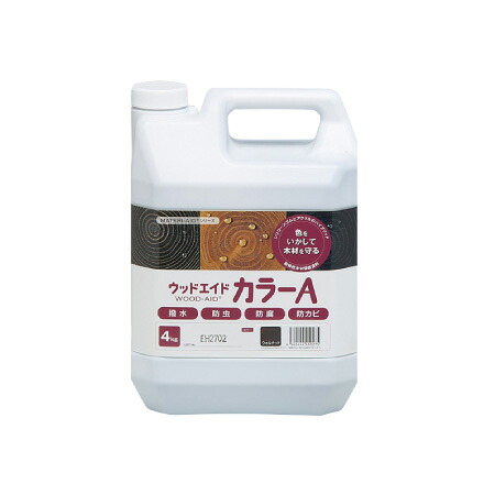ウッドエイド カラーA(T2) チーク 4kg【日本マテリエイド株式会社】|ペイントオール